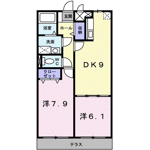 ガーデンヒル鳴滝の間取り