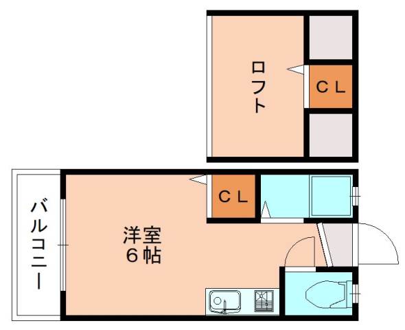 ウィング福間駅前Iの間取り