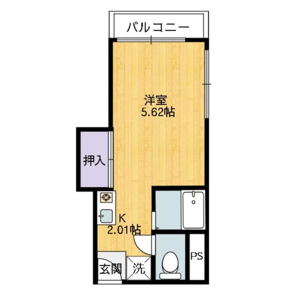 松江市大正町のマンションの間取り