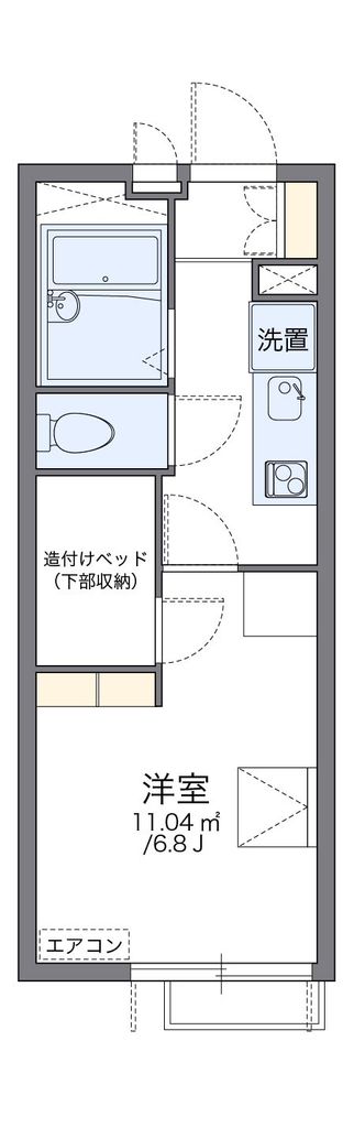 レオパレス志茂の間取り