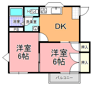 サングリーンなか_間取り_0