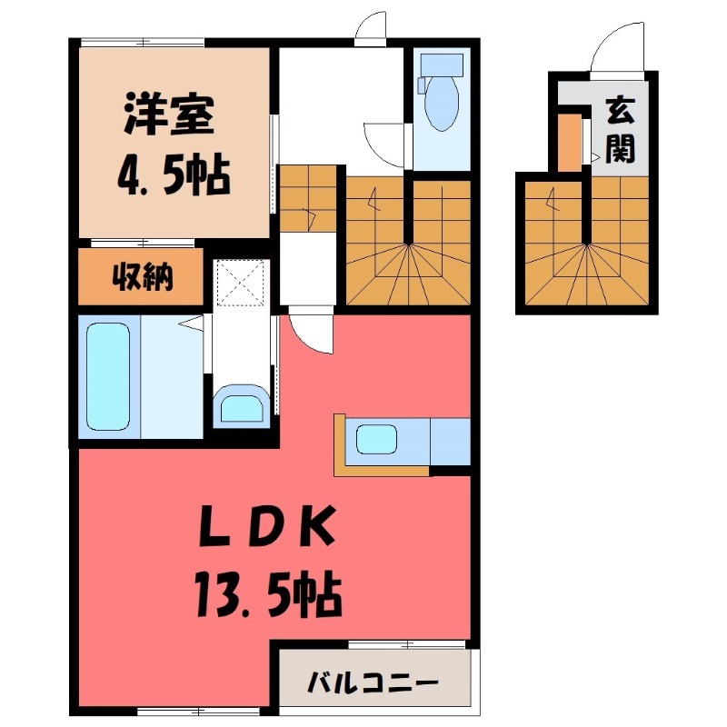 ラヴィーヌ中丸の間取り