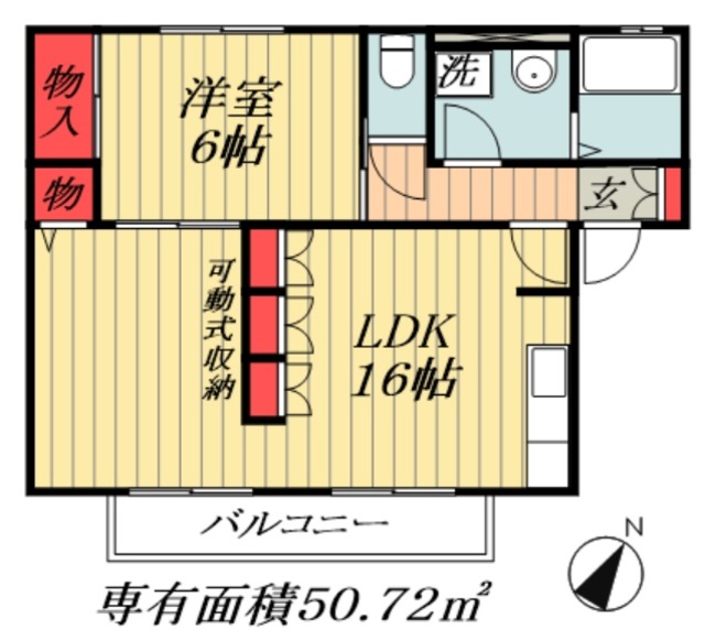 コンフォ一トＢの間取り