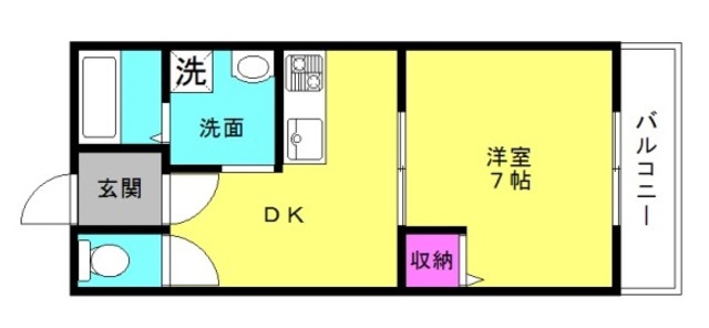 マンション東二見の間取り