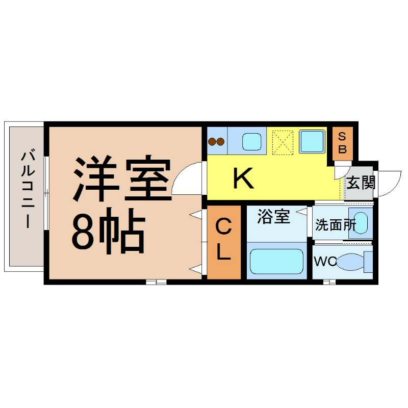 プライマル名古屋吹上の間取り