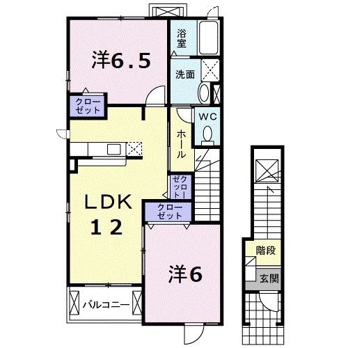 ステージ芦田川Ａの間取り