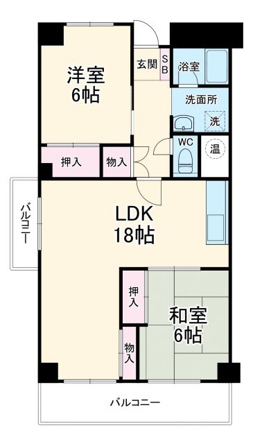 八事パークマンションの間取り