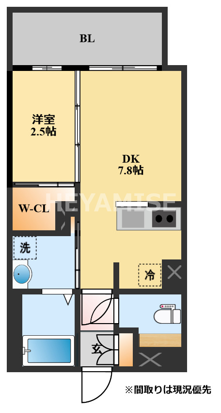 フロンティアききつIIIの間取り