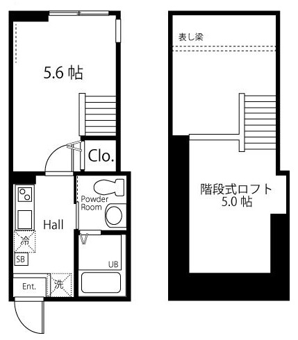 ハーミットクラブハウス東急白楽の間取り