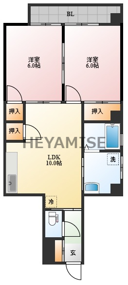 光風堂ビルの間取り