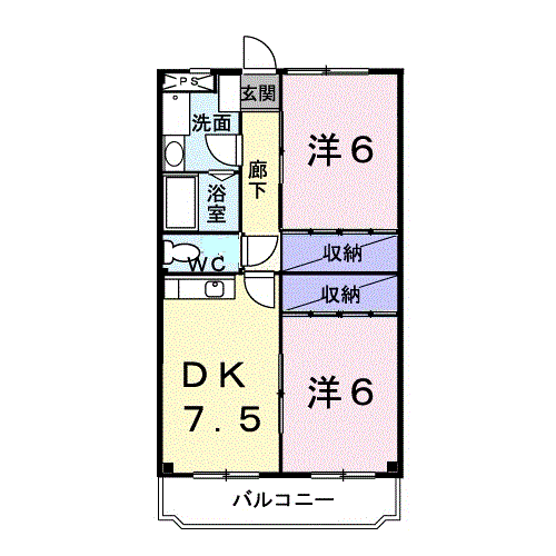 ニューシャトーの間取り