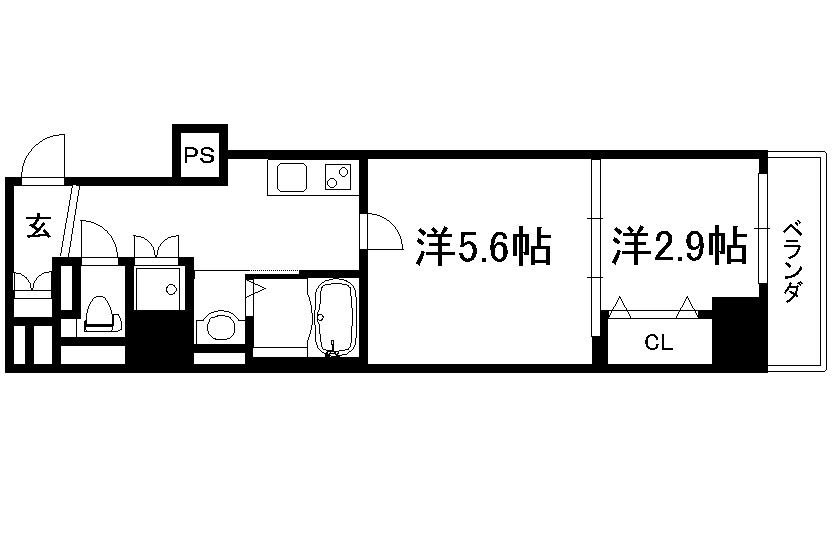 ファーストフィオーレ京都西陣の間取り