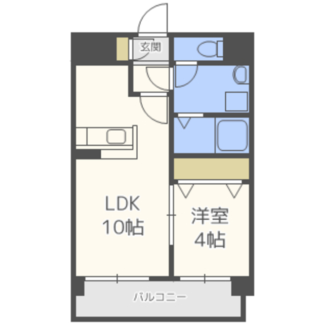 スカイシャトレ原町の間取り