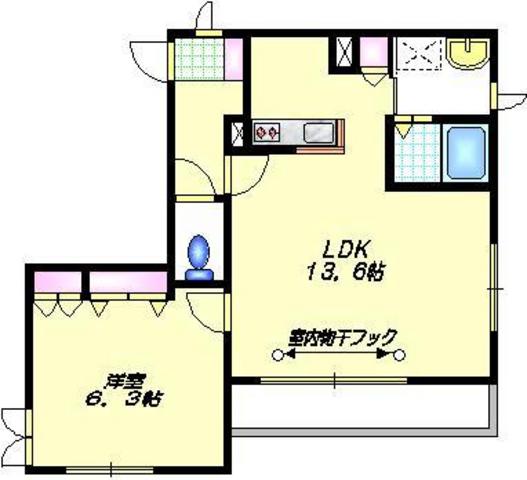 ディアコート　トモノブの間取り