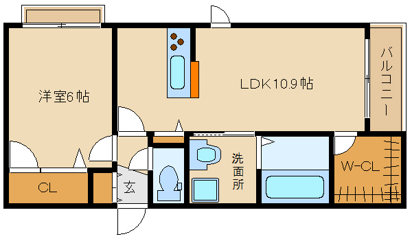 SHMカサ　ルシーダの間取り