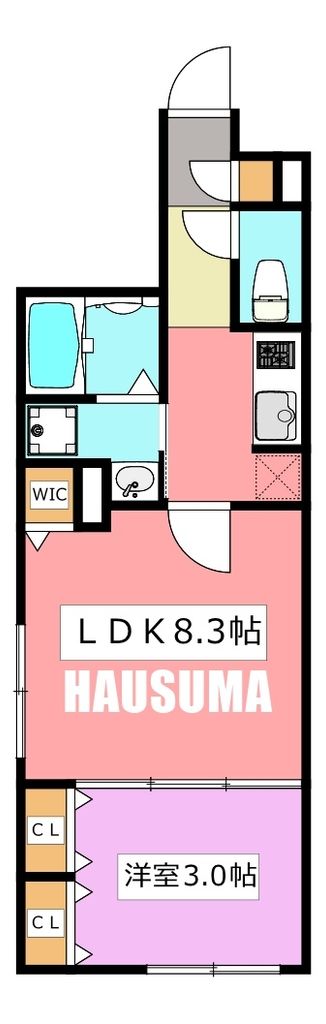 toggle Oji 東京飛鳥山の間取り