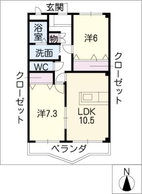 ベルボナールの間取り