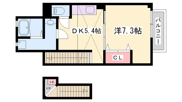 クレッシェンドKJの間取り