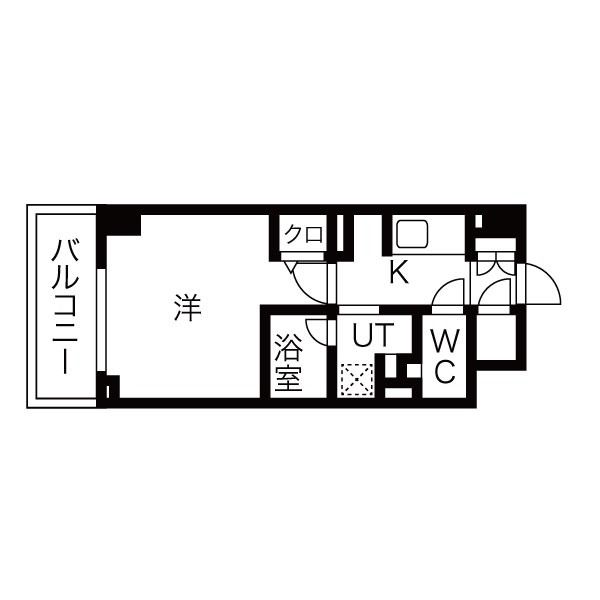 シーズンフラッツ高田馬場リバーサイドノースの間取り