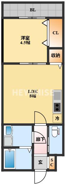 仮）諫早久山デザイナーズハウスの間取り