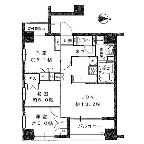 イーグルコート御所南の間取り