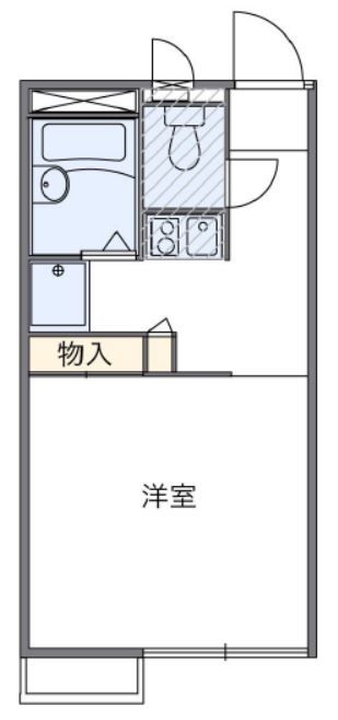 【東大和市清水のアパートの間取り】