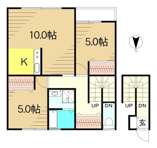 グランバニア横塚の間取り