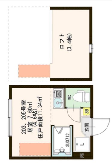 ハーモニーテラス千住東IIの間取り