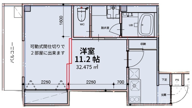 クシェル北山の間取り