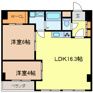 S-FORT乙川の間取り