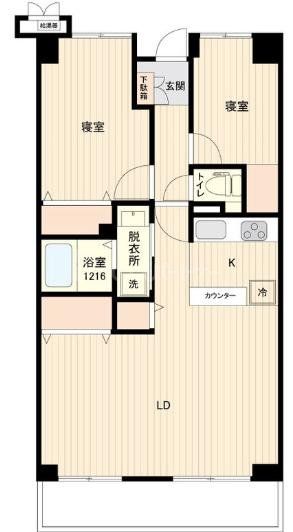 コンフォート津田沼壱番館の間取り