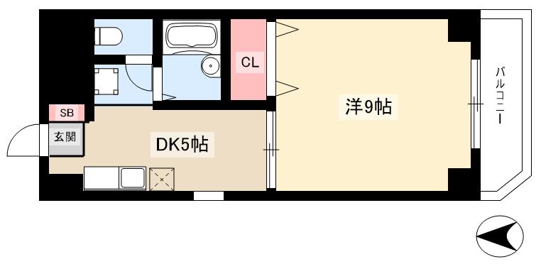 ウイング烏森の間取り