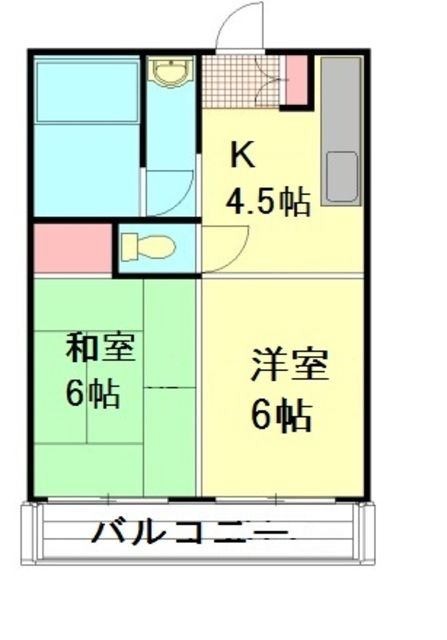 富士見市西みずほ台のマンションの間取り