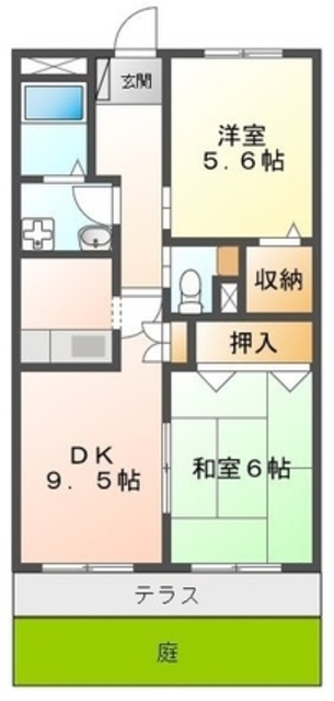 フォンテアベニューの間取り