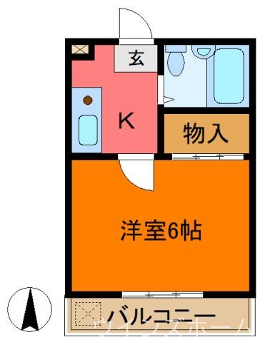 シャルマン氷川の間取り