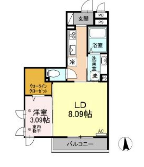 グランメゾン北野の間取り