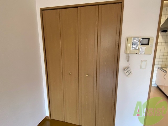 収納　ここに収納があります。収納があると部屋が広く使えます。