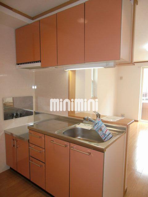 キッチン　２口ガスコンロ設置可能です。