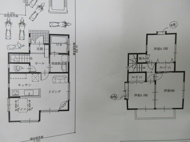 綾瀬大竹貸家の間取り写真