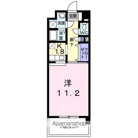 九州新幹線 新鳥栖駅 徒歩17分 3階建 築18年の間取り写真