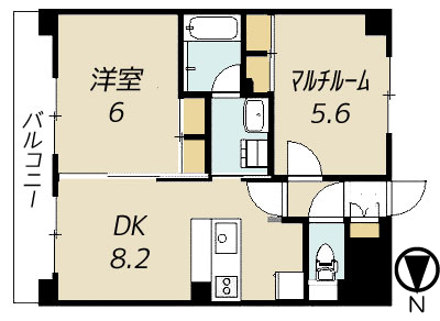 1SLDK Mansion in Shimogyo-ku, Kyoto — photo 2 of 3
