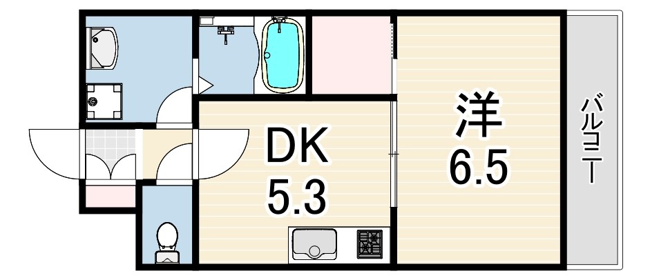 アクアコートの間取り写真