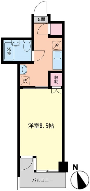 第3根岸ハイツの間取り