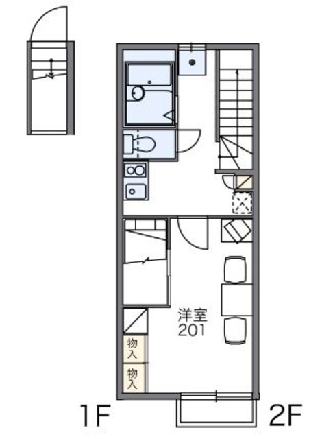 高松市川島東町のアパートの間取り