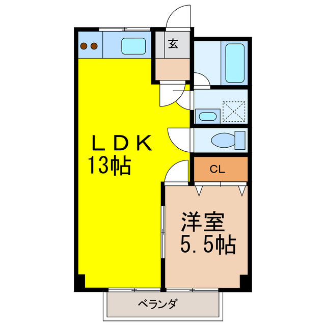 シティパルスギモトIの間取り