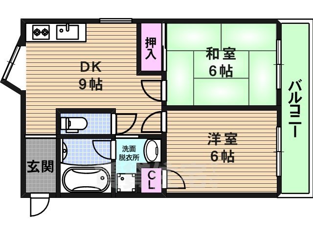 エクセルハイム川富の間取り