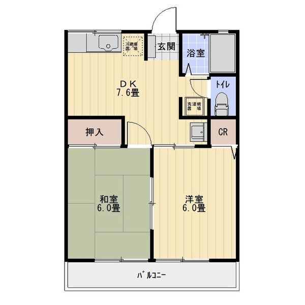 刈谷市沖野町のアパートの間取り