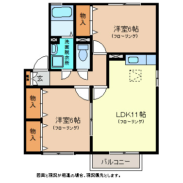 ジョイスクエア市川Ｄ棟の間取り