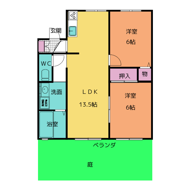 【竹里館の間取り】