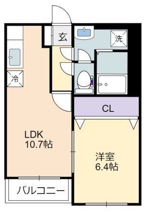 クラルーテ南本町の間取り